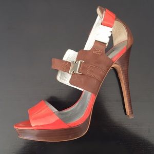 Report Signature Leather stilettos size 9